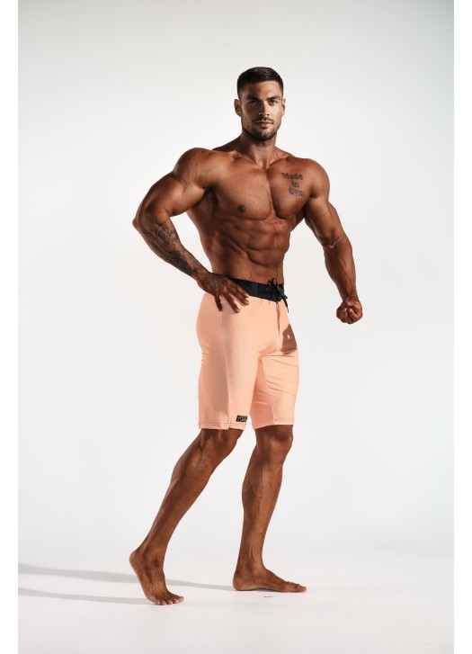 Men's Physique Shorts – Coral